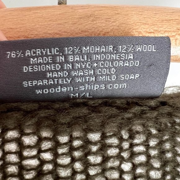 Wooden Ships Mohair Blend Lightweight Balletcore Cardigan Cropped Wrap Shrug Top - Picture 5 of 7